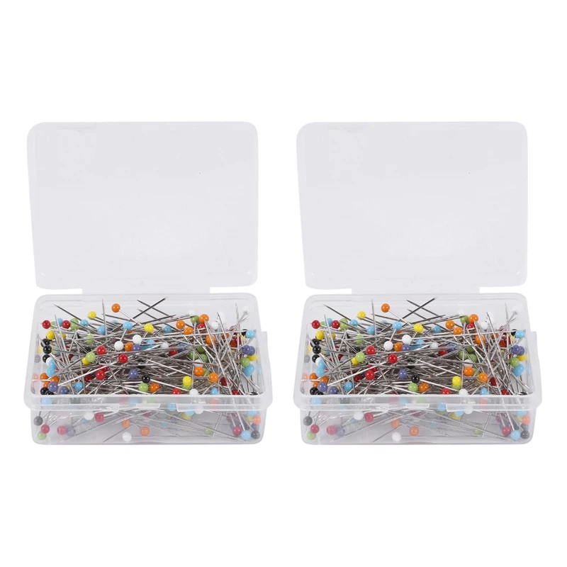 500 Pieces Sewing Pins Ball Glass Head Pins Straight Quilting Pins For Dressmaker Jewelry Decoration
500 Pieces Sewing Pins Ball Glass Head Pins Straight Quilting Pins For Dressmaker Jewelry Decoration
