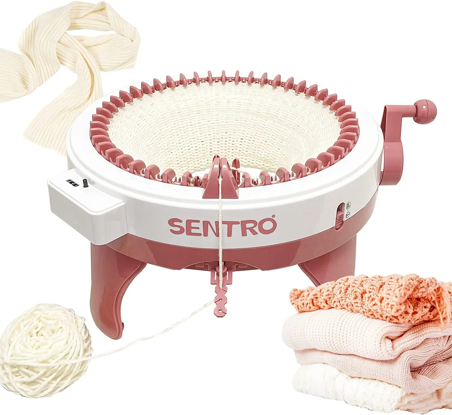 Вязальная машина, 48 игл, вязальный станок со счетчиком рядов, умный вязальный станок, круглая вязальная доска, набор для взрослых и детей 
Вязальная машина, 48 игл, вязальный станок со счетчиком рядов, умный вязальный станок, круглая вязальная доска, набор для взрослых и детей