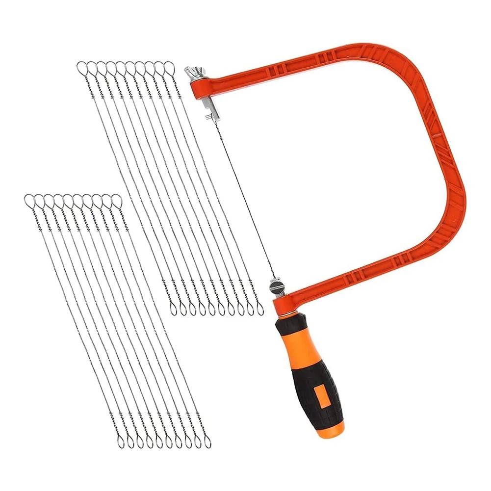 6 Inch Coping Saw Hand Saw, Fret Saw Coping Frame and Extra 20 Pcs Replacement Blades Set for Wood,Plastic, Rubber
6 Inch Coping Saw Hand Saw, Fret Saw Coping Frame and Extra 20 Pcs Replacement Blades Set for Wood,Plastic, Rubber