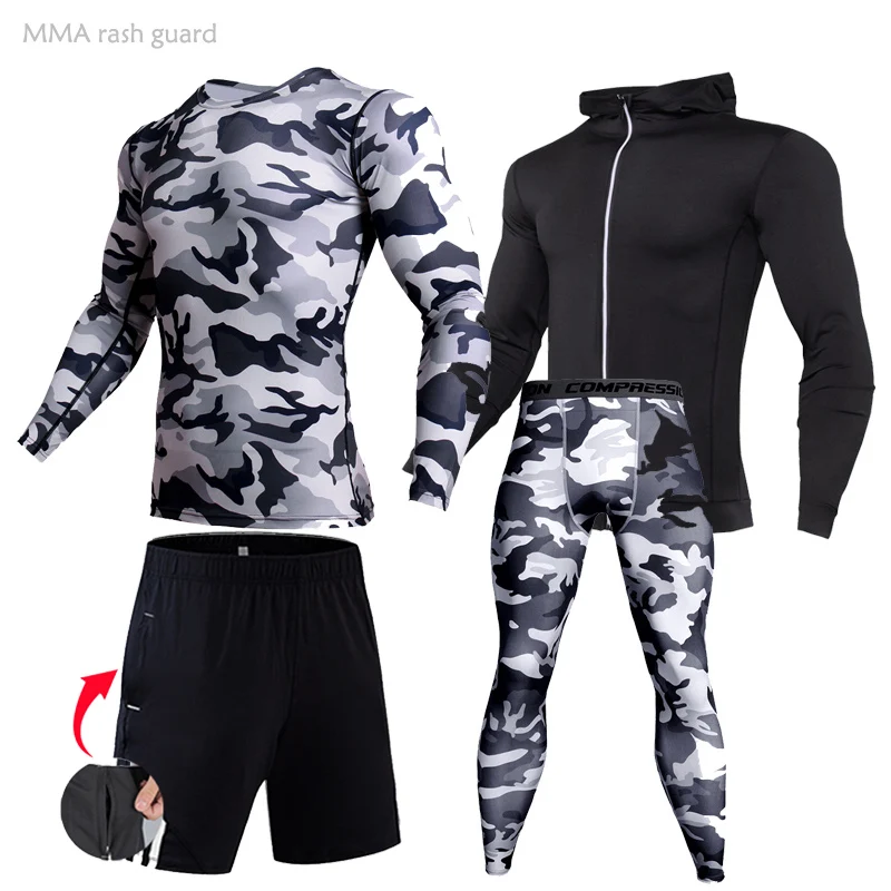 Track Suit Men Sports Tights Gym Clothing Base Layer Long Sleeve Compression Shirt Joggers Full Suit Tracksuit 4XL Sports Suit
Track Suit Men Sports Tights Gym Clothing Base Layer Long Sleeve Compression Shirt Joggers Full Suit Tracksuit 4XL Sports Suit