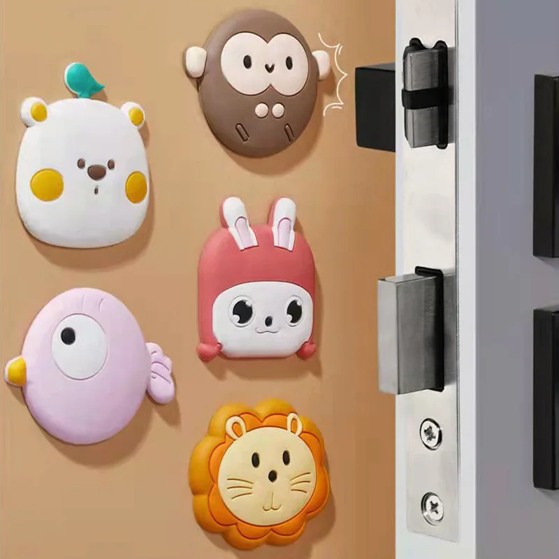 Cartoon Silicone Wall Protector Door Handle Bumper Guard Stopper Self Adhesive Rubber Round Door Crash Pad Anti-slip Sticker
Cartoon Silicone Wall Protector Door Handle Bumper Guard Stopper Self Adhesive Rubber Round Door Crash Pad Anti-slip Sticker
