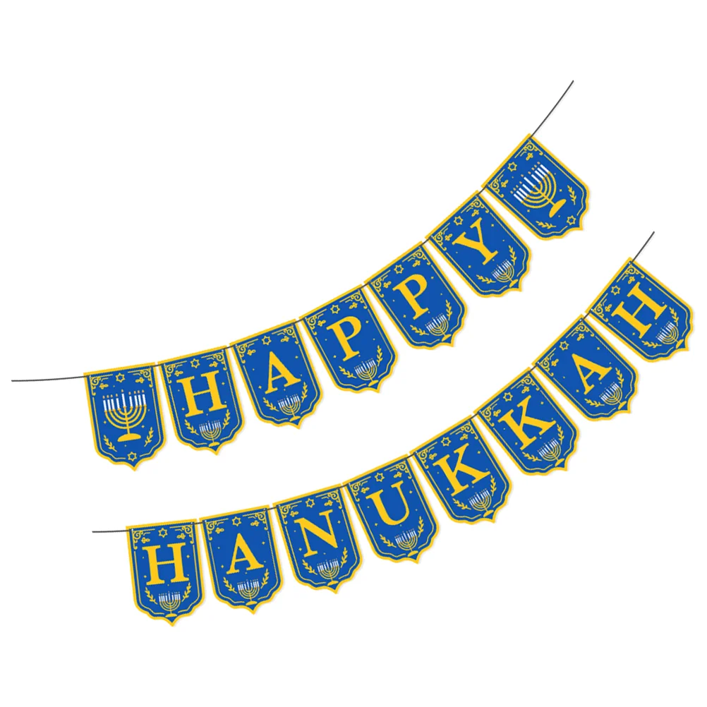 Hanukkah Banner Party Decorations Happy Flag Birthday Burlap Festival Favors Giftmenorah Supplies Dreidel Bunting String
Hanukkah Banner Party Decorations Happy Flag Birthday Burlap Festival Favors Giftmenorah Supplies Dreidel Bunting String