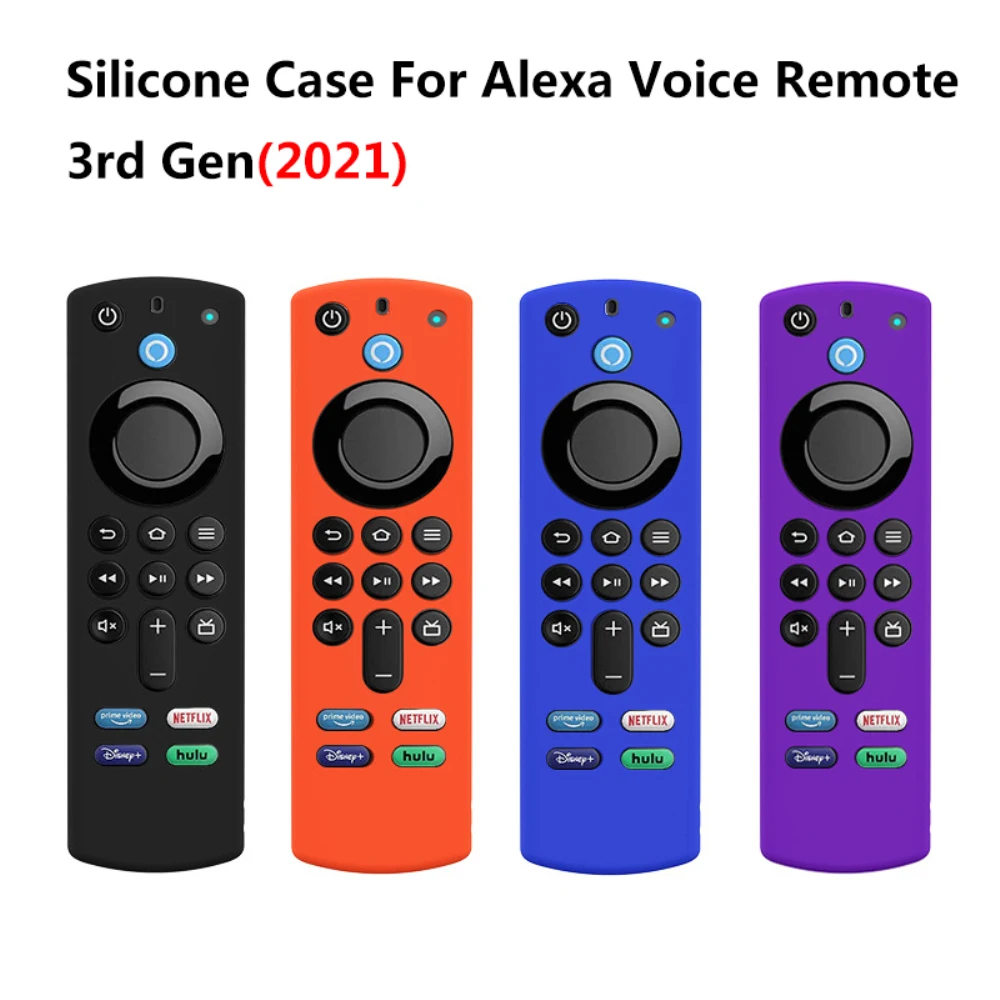 Shockproof Silicone Remote Control Protective Cover For 2021 Alexa Voice Remote (3rd Generation) Anti Slip Remote Control
Shockproof Silicone Remote Control Protective Cover For 2021 Alexa Voice Remote (3rd Generation) Anti Slip Remote Control