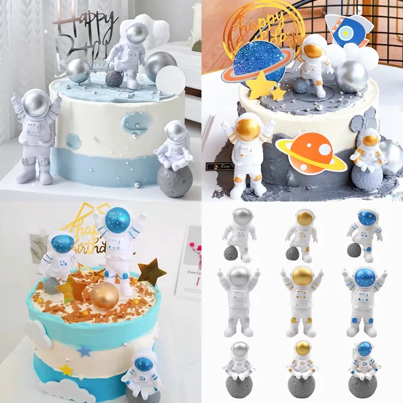 Space Cake Decoration Plastic Astronaut Figurines Cake Topper Outer Space Birthday Party Supplies Cake Decoration Toys Ornament
Space Cake Decoration Plastic Astronaut Figurines Cake Topper Outer Space Birthday Party Supplies Cake Decoration Toys Ornament