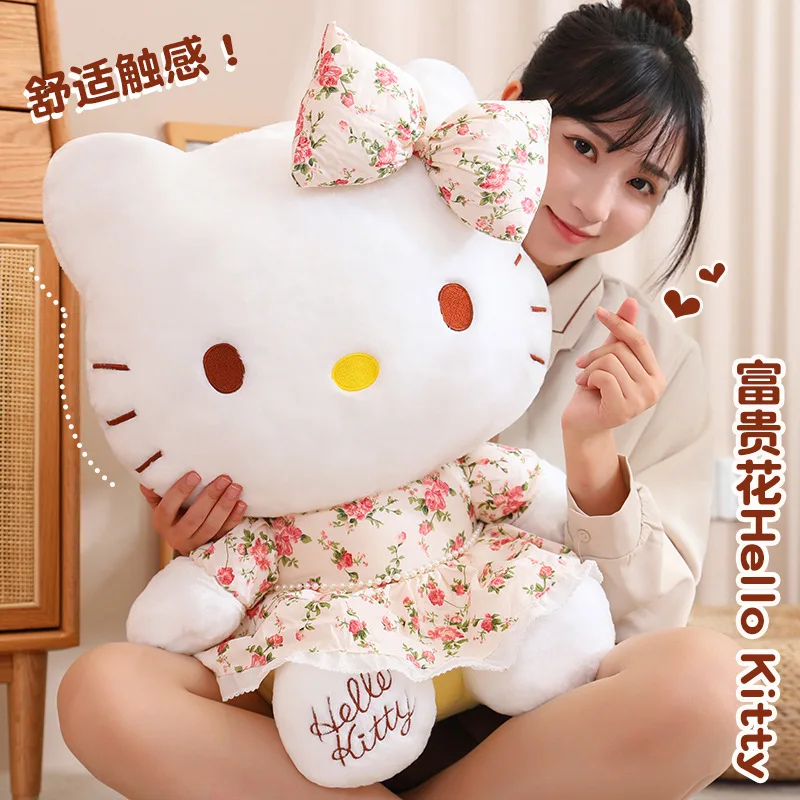 Плюшевая кукла Hello Kitty Kawaii Sanrio, плюшевая кукла большого размера, Набивная игрушка, декор для комнаты, Kt Cat, аниме Hello Kitty, подушка, рождественский подарок
Плюшевая кукла Hello Kitty Kawaii Sanrio, плюшевая кукла большого размера, Набивная игрушка, декор для комнаты, Kt Cat, аниме Hello Kitty, подушка, рождественский подарок