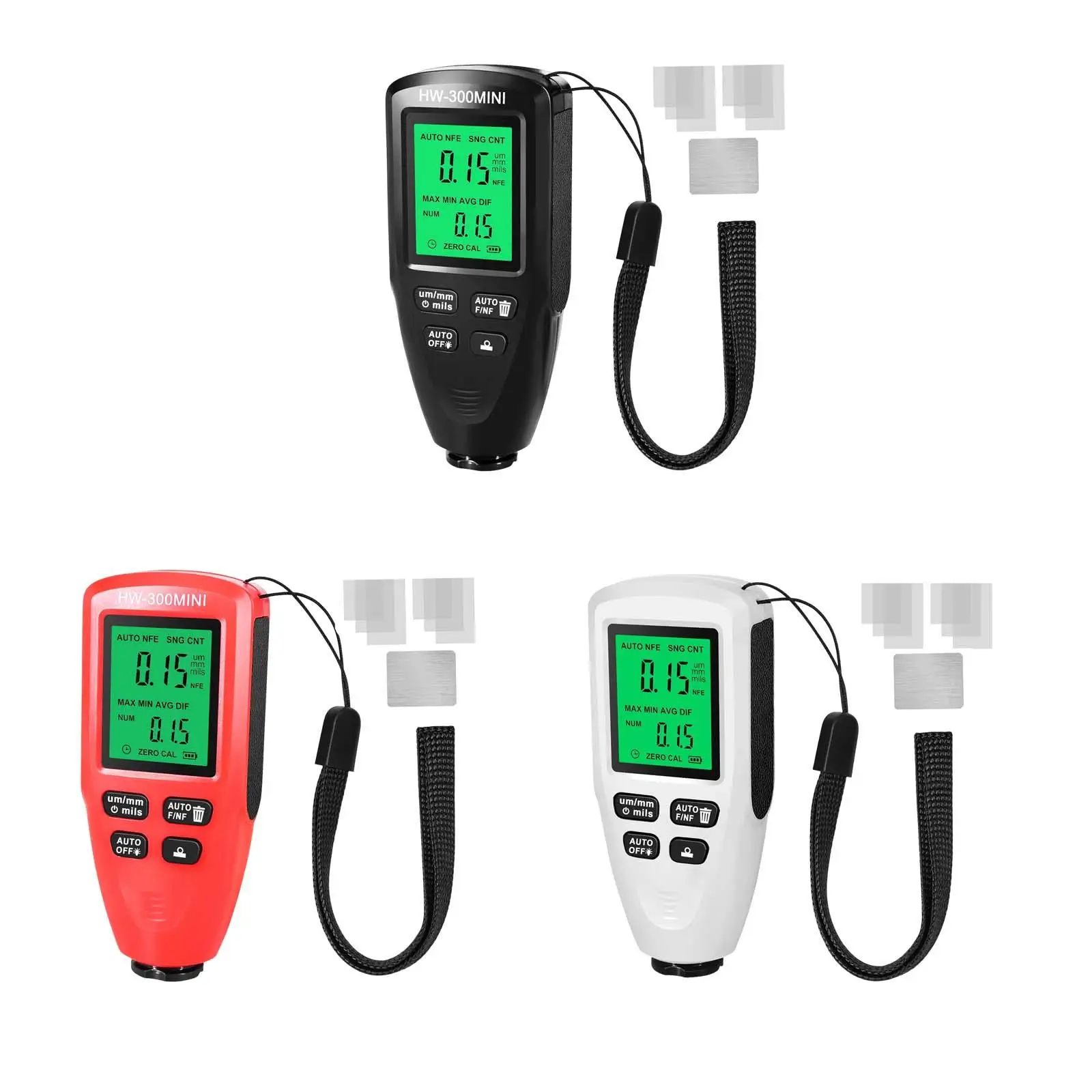 

Car Coating Thickness Meter with Backlight LCD Display with Self Calibration Paint Film Thickness Tester for Used Car Buyers