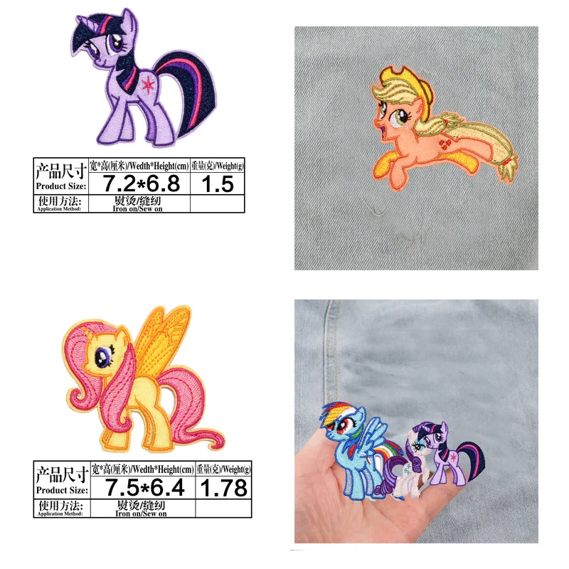 Pony Unicorn Animal Clothing Thermoadhesive Patches on Girls Clothes Embroidery Patch DIY Pants Jackets Accessories Patch Gift
Pony Unicorn Animal Clothing Thermoadhesive Patches on Girls Clothes Embroidery Patch DIY Pants Jackets Accessories Patch Gift