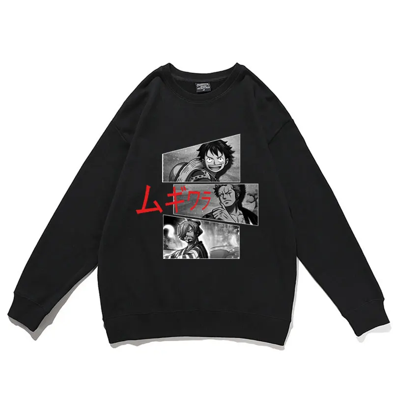 Классический свитшот с принтом манга ророноа Луффи из аниме, удобные свободные пуловеры, Повседневный пуловер для пар, универсальные Топы
Классический свитшот с принтом манга ророноа Луффи из аниме, удобные свободные пуловеры, Повседневный пуловер для пар, универсальные Топы