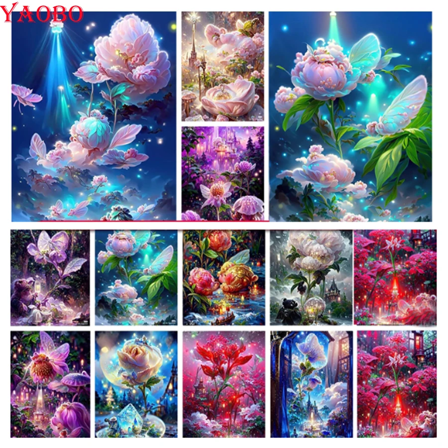 New Arrived Diamond Painting Rose Flower 5D Diamond Mosaic Embroidery Fantasy Scenery Cross Stitch Kits Home Decoration Gift
New Arrived Diamond Painting Rose Flower 5D Diamond Mosaic Embroidery Fantasy Scenery Cross Stitch Kits Home Decoration Gift