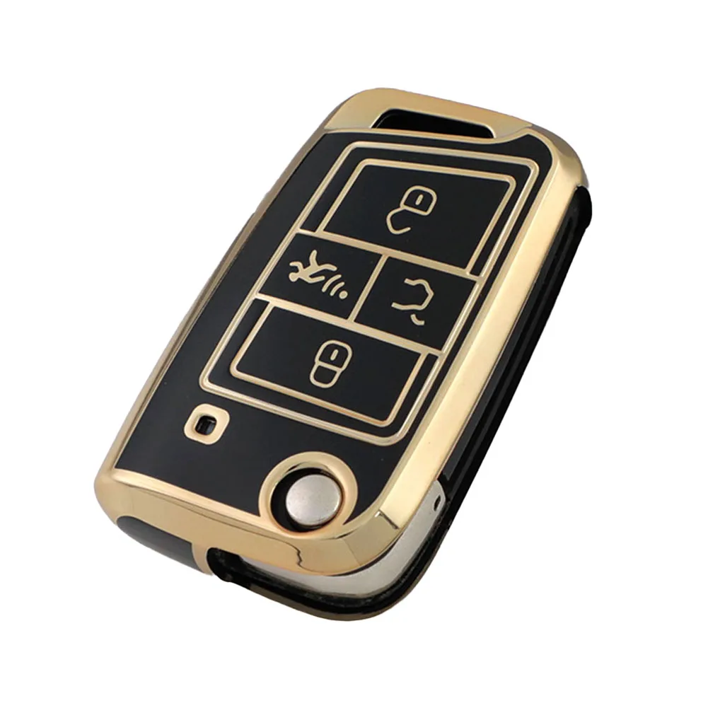 Car Key Case Cover Fob For Golf 7 Soft TPU Material Stylish Golden Edge Design Enhanced Durability & Protection
Car Key Case Cover Fob For Golf 7 Soft TPU Material Stylish Golden Edge Design Enhanced Durability & Protection