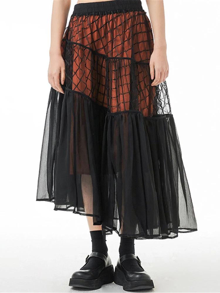 XITAO Mesh Skirt Fashion Patchwork Small Fresh Elastic Waist Goddess Fan Casual Pleated 2022 Minority Elegant Skirt WMD5845
XITAO Mesh Skirt Fashion Patchwork Small Fresh Elastic Waist Goddess Fan Casual Pleated 2022 Minority Elegant Skirt WMD5845