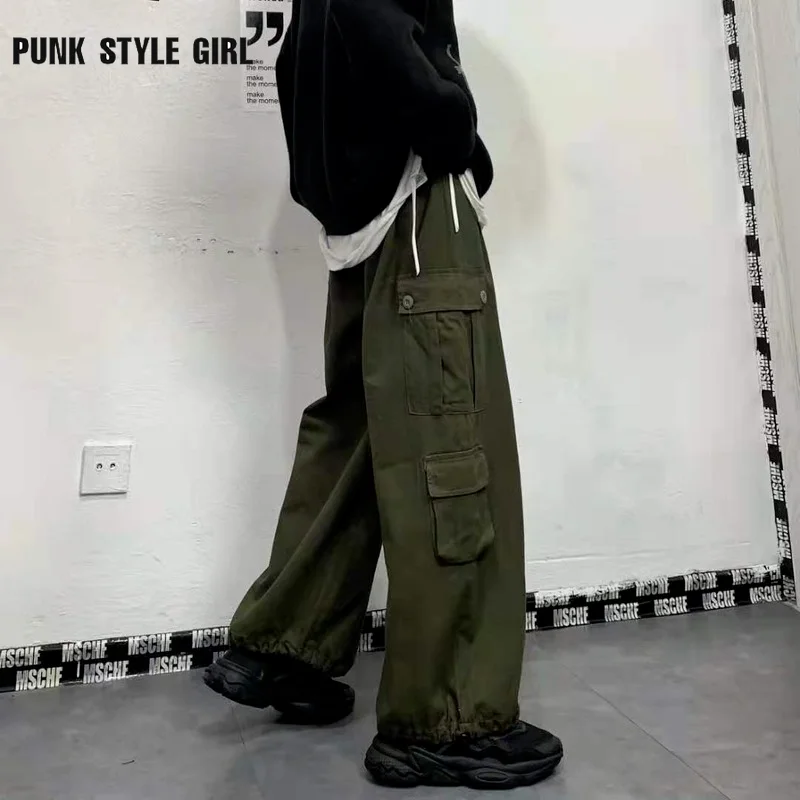 Hip Hop Baggy Cargo Pants Women Korean Grunge Teens Hip Hop Hippie Trousers Kpop Y2kd Kpop Joggers Wide Leg Pants Female
Hip Hop Baggy Cargo Pants Women Korean Grunge Teens Hip Hop Hippie Trousers Kpop Y2kd Kpop Joggers Wide Leg Pants Female