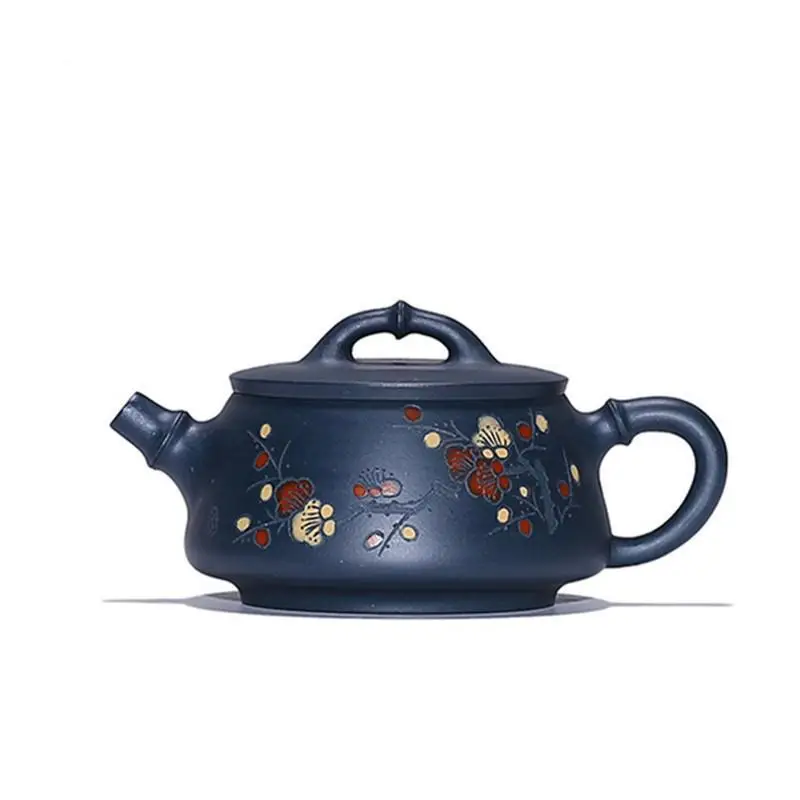 240ml Authentic Yixing Purple Clay Teapots Raw Ore Azure Mud Stone Scoop Tea Pot Chinese Tea Ceremony Accessories Zisha Teaware
240ml Authentic Yixing Purple Clay Teapots Raw Ore Azure Mud Stone Scoop Tea Pot Chinese Tea Ceremony Accessories Zisha Teaware