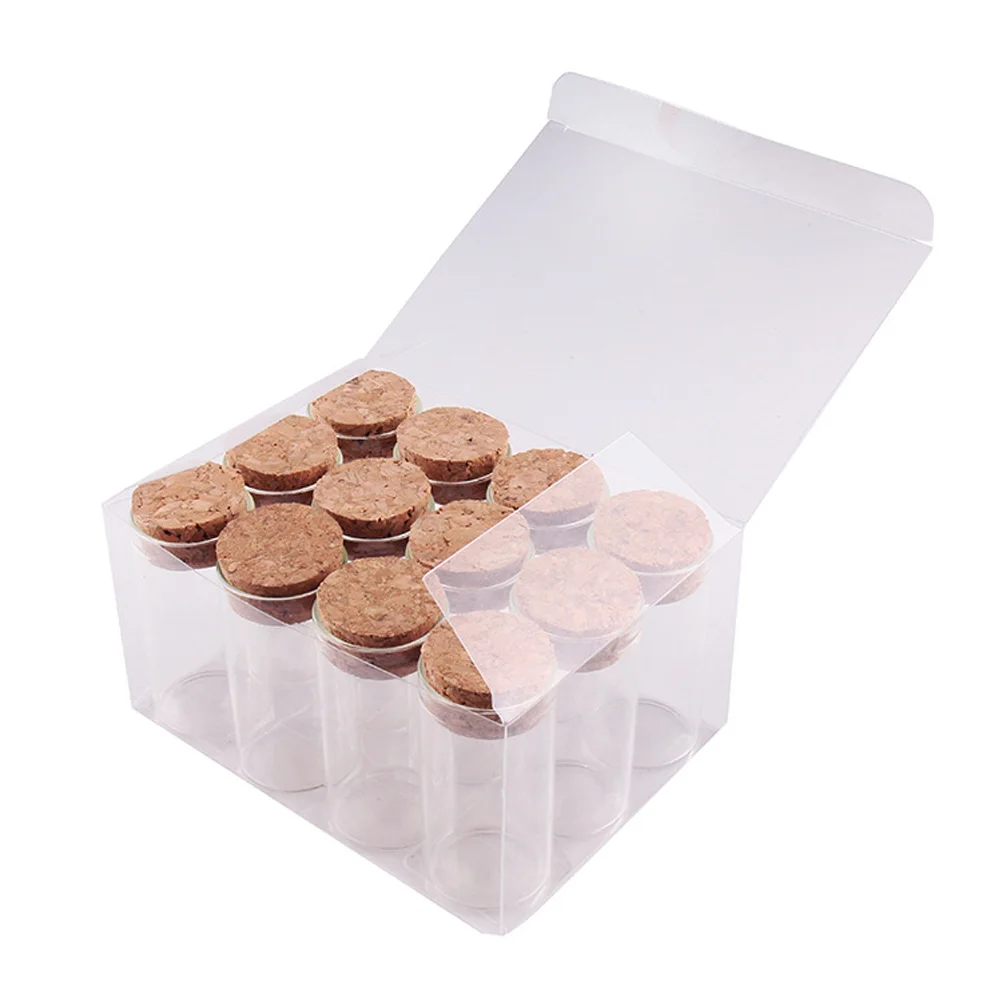 12pcs 25ML Glass Storage Container with Cork Dried Fruit Transparent Flower Tea Storage Tank Sealed Cans for Office
12pcs 25ML Glass Storage Container with Cork Dried Fruit Transparent Flower Tea Storage Tank Sealed Cans for Office