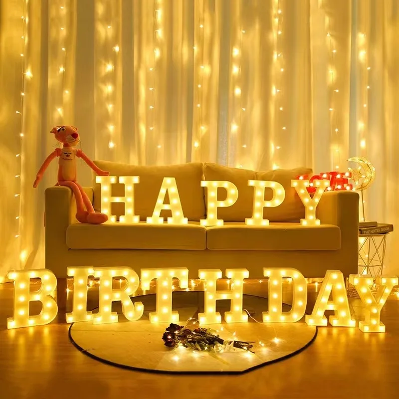 21.5cm LED DIY Alphabet Letter Number Light Luminous Number Lamp Wedding Proposal Party Bedroom Valentines Day Light Decoration
21.5cm LED DIY Alphabet Letter Number Light Luminous Number Lamp Wedding Proposal Party Bedroom Valentines Day Light Decoration