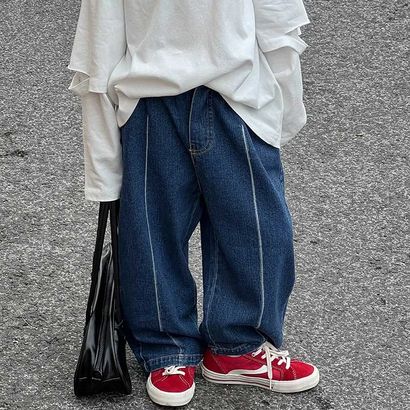Boys' Autumn Trousers Korean Style Trendy Cool Tone Jeans Personality Trendy Straight-Leg Pants 2022 New
Boys' Autumn Trousers Korean Style Trendy Cool Tone Jeans Personality Trendy Straight-Leg Pants 2022 New
