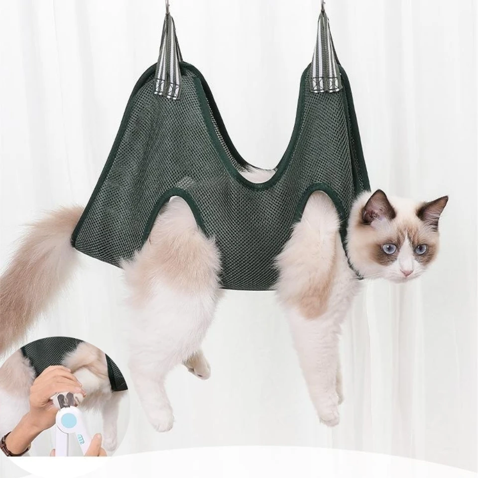 Grooming nail cutting anti scratch bite fixed bag bath Trimming Restraint Bag Pet Beauty hammock hanging Pet Supplies Set Cats
Grooming nail cutting anti scratch bite fixed bag bath Trimming Restraint Bag Pet Beauty hammock hanging Pet Supplies Set Cats