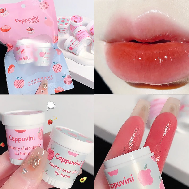 2Pcs Pink Strawberry Lipstick Fruit Lip Balm Set Moisturizing Jelly Lip Repair Stick Fade Lip Wrinkles Lip Care Korean Makeup
2Pcs Pink Strawberry Lipstick Fruit Lip Balm Set Moisturizing Jelly Lip Repair Stick Fade Lip Wrinkles Lip Care Korean Makeup