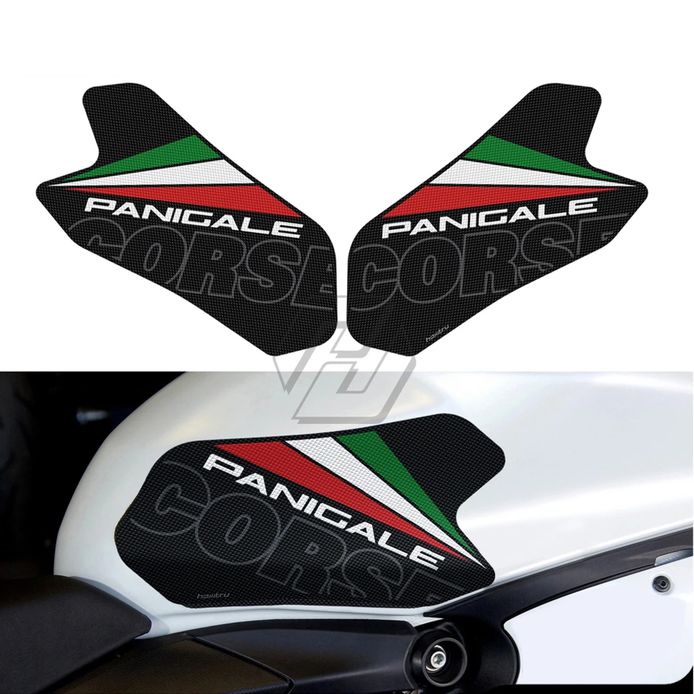 Motorcycle Anti-slip Side Tank Pad Protection Knee Grip Mat for Ducati Panigale 899 959 1199 1299 V2
Motorcycle Anti-slip Side Tank Pad Protection Knee Grip Mat for Ducati Panigale 899 959 1199 1299 V2