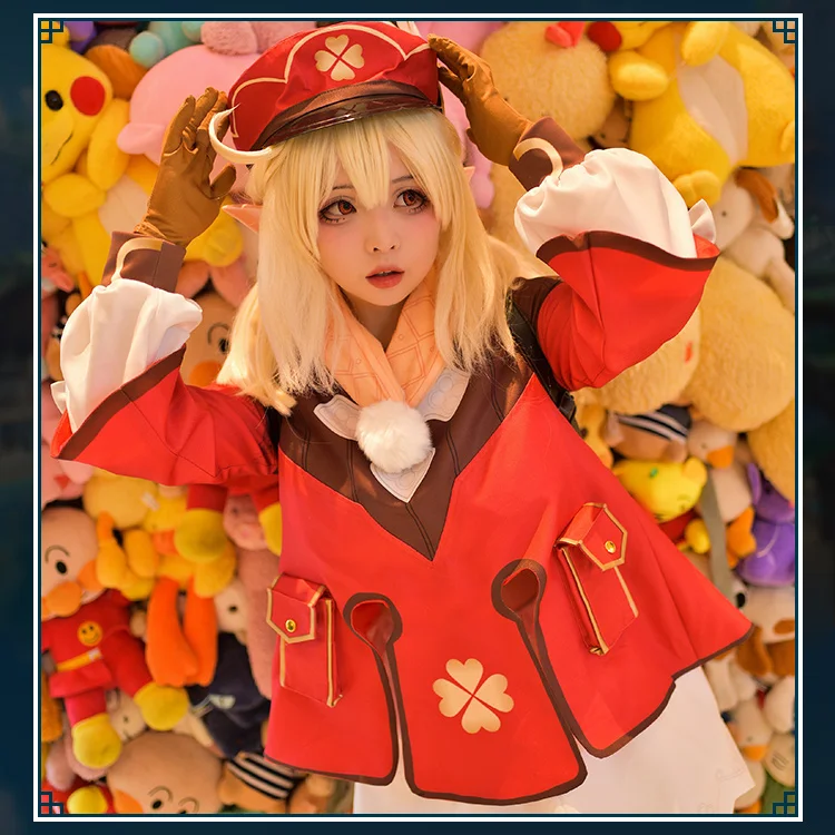 Anime game Genshin Impact Klee Cosplay Costume Cute Lolita Maid Suit Dress Halloween Carnival Costume Loli Party Outfit Uniform
Anime game Genshin Impact Klee Cosplay Costume Cute Lolita Maid Suit Dress Halloween Carnival Costume Loli Party Outfit Uniform