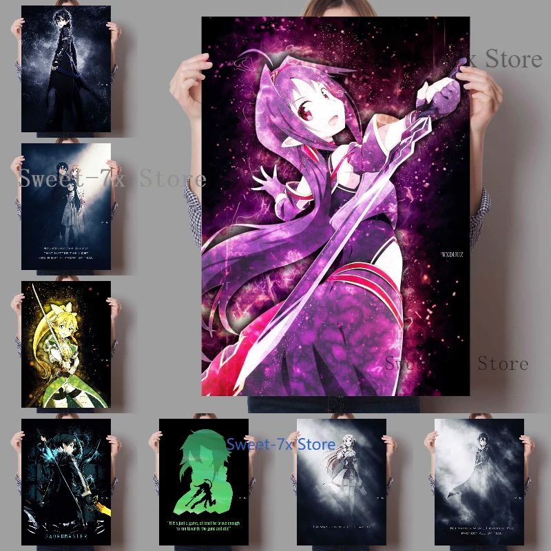 Anime Sword Online Kirigaya Kazuto Canvas Painting Art Nordic Posters and Prints Wall Pictures for Living Room Decor Frameless
Anime Sword Online Kirigaya Kazuto Canvas Painting Art Nordic Posters and Prints Wall Pictures for Living Room Decor Frameless