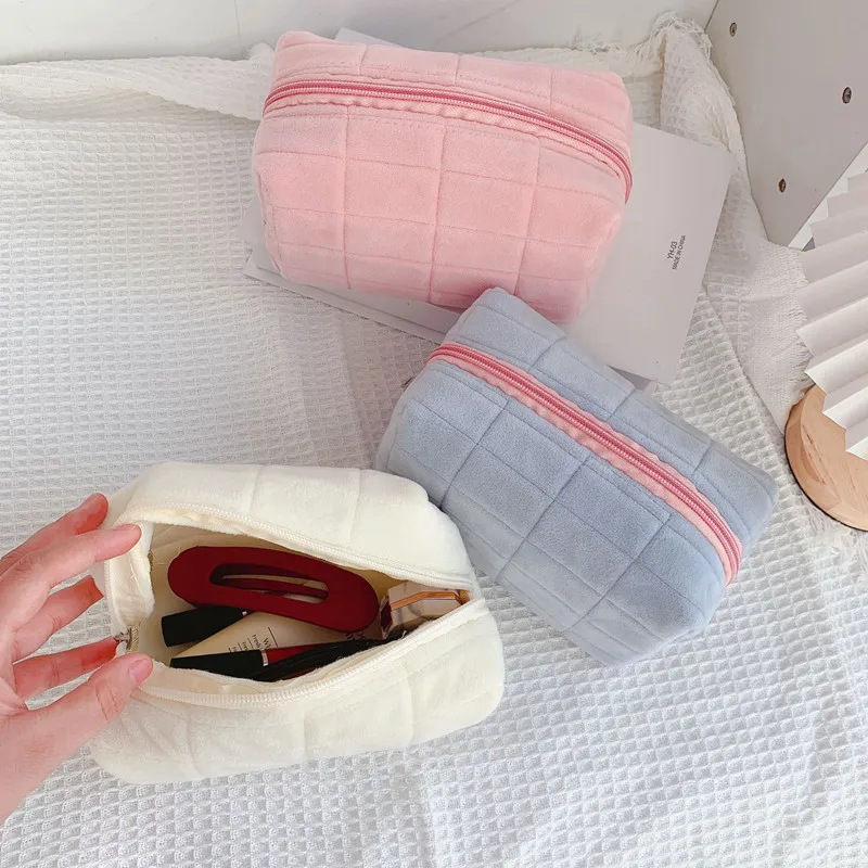Makeup Bag for Women Zipper Large Solid Color Cosmetic Bag Travel Glasses Pencil Case Storage Bags
Makeup Bag for Women Zipper Large Solid Color Cosmetic Bag Travel Glasses Pencil Case Storage Bags