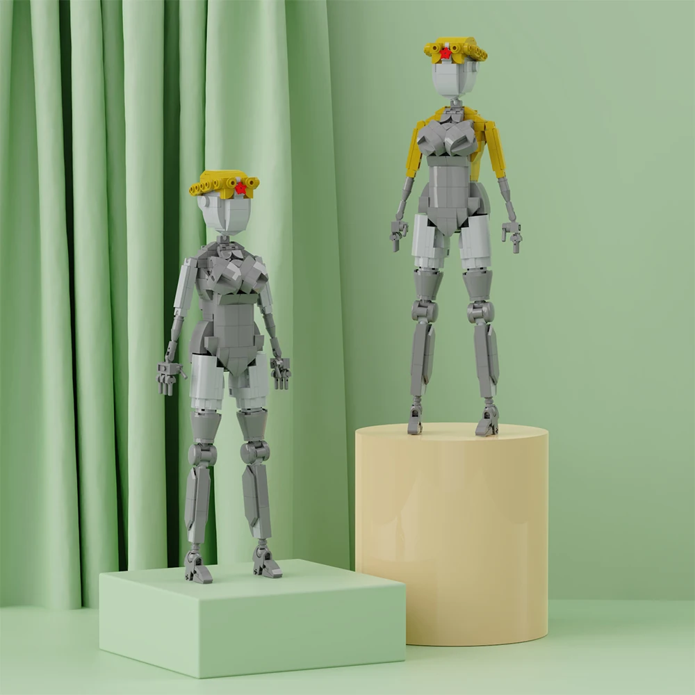 The Twins Right and Left Advanced Humanoid Robots Model Game Characters Mecha Building Toys Set for Kids
The Twins Right and Left Advanced Humanoid Robots Model Game Characters Mecha Building Toys Set for Kids