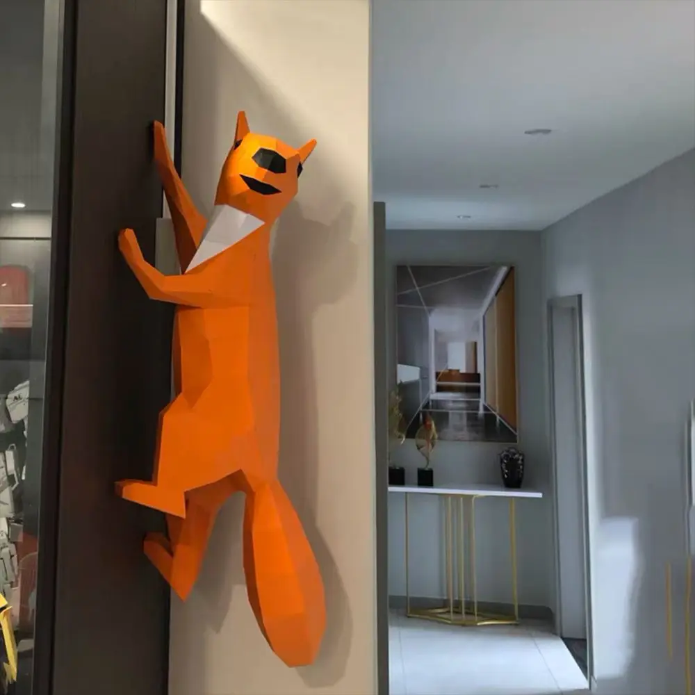 3D Paper Model 60cm Cute Squirrel Home Wall Hanging Wall Decorations Handmade DIY Decoration Paper Model Art Christmas Gift
3D Paper Model 60cm Cute Squirrel Home Wall Hanging Wall Decorations Handmade DIY Decoration Paper Model Art Christmas Gift