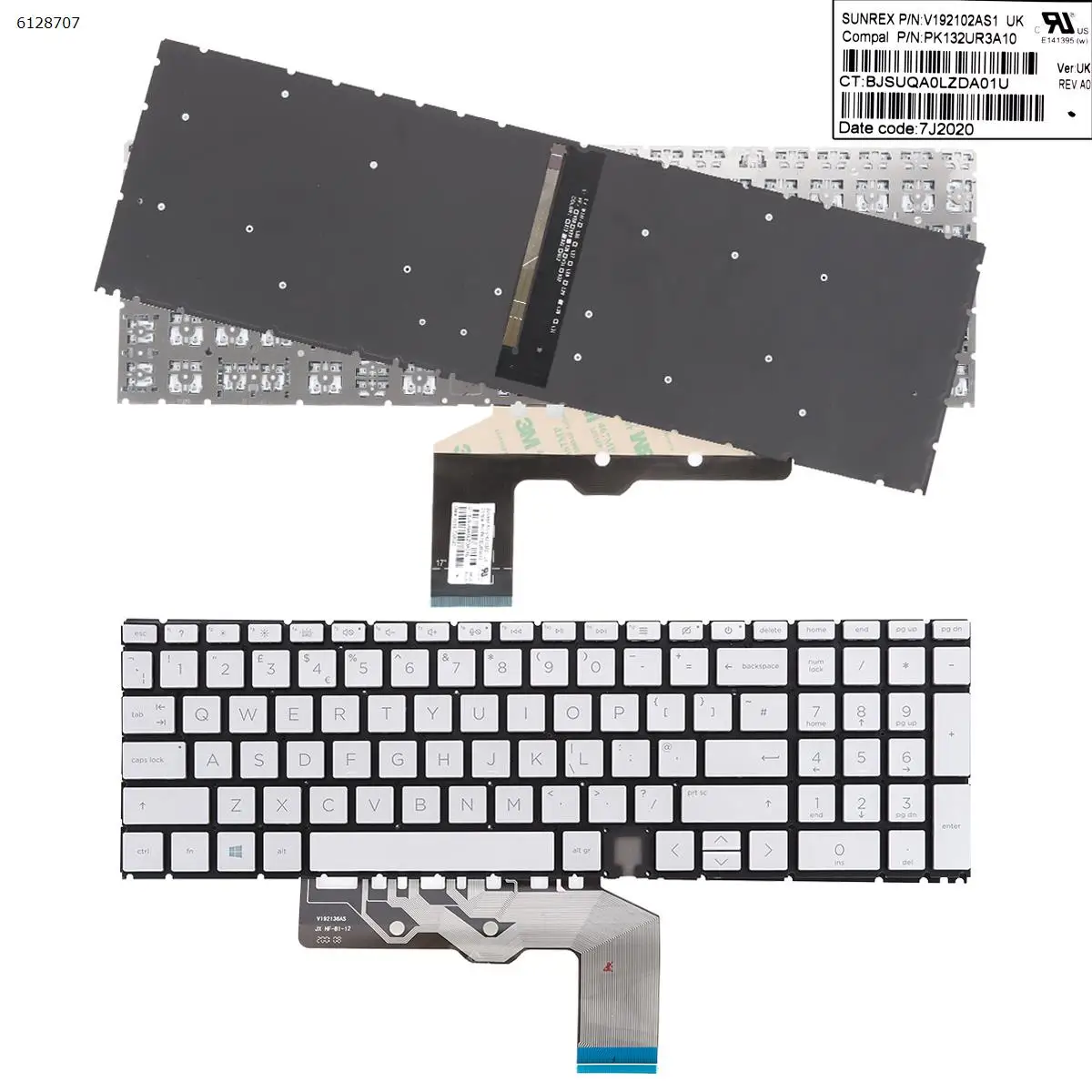 Клавиатура для ноутбука HP Envy 17-cg 17-cgxxx,15 - ED 15-edxxx с серебристой подсветкой
Клавиатура для ноутбука HP Envy 17-cg 17-cgxxx,15 - ED 15-edxxx с серебристой подсветкой