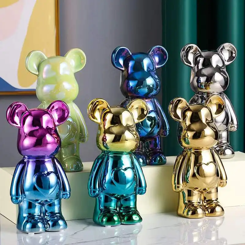 29CM Violent Bear Electroplating Creamic Ornament Home Decoration Living Room Light Luxury Desktop FlooDecor Accessories Modern
29CM Violent Bear Electroplating Creamic Ornament Home Decoration Living Room Light Luxury Desktop FlooDecor Accessories Modern