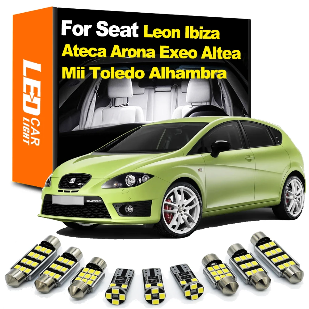 Zoomsee для Seat Leon 1M 1P 5F Ibiza 6L 6J 6P Ateca Arona Exeo ST Altea Mii To светодиодный o Alhambra Cordoba комплект для внутренней светодиодной подсветки автомобиля
Zoomsee для Seat Leon 1M 1P 5F Ibiza 6L 6J 6P Ateca Arona Exeo ST Altea Mii To светодиодный o Alhambra Cordoba комплект для внутренней светодиодной подсветки автомобиля