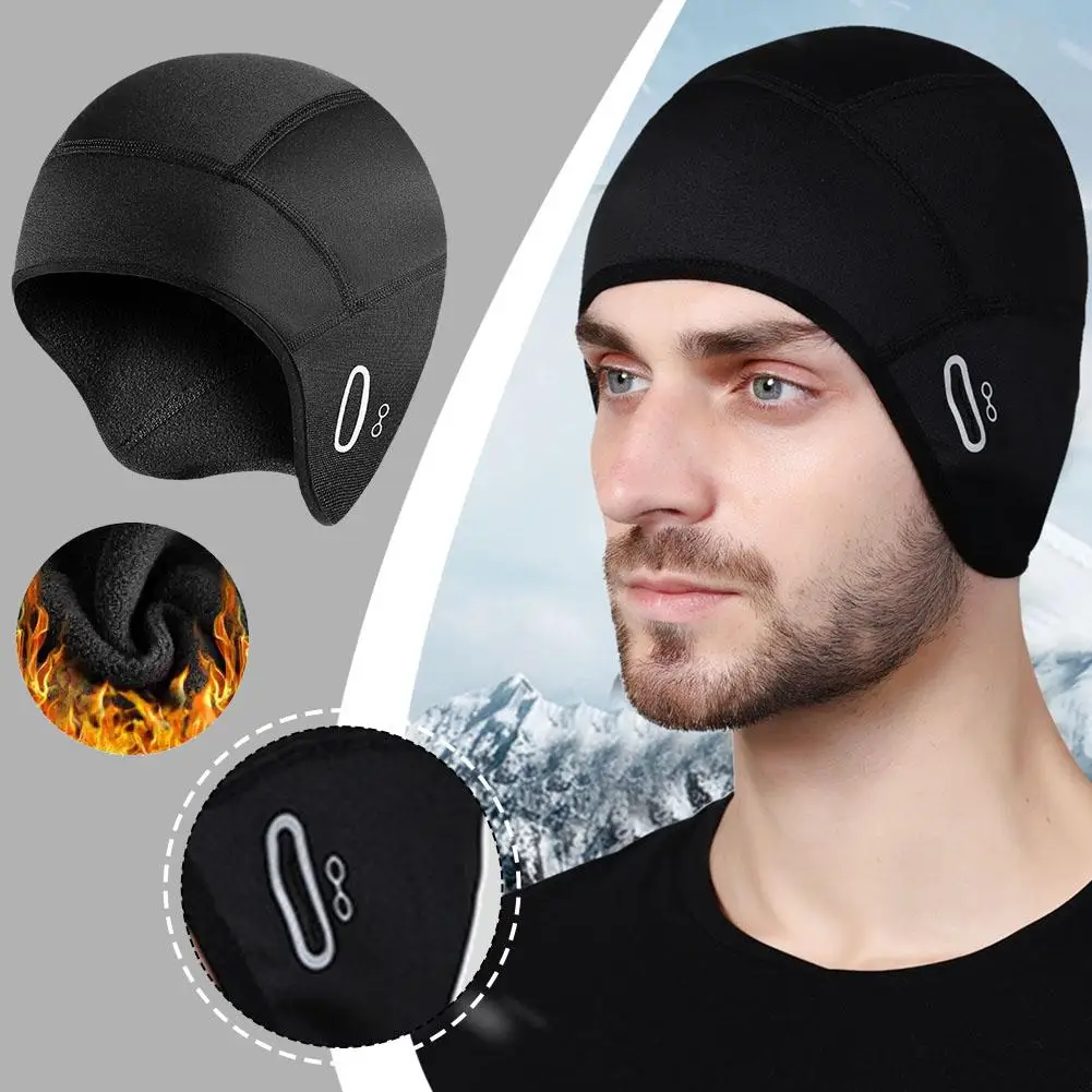 Winter Warm Fleece Skull Cap Helmet Liner Ski Cycling With Hat Riding MTB Windproof Glasses Hole Bike Motocycle Men Hat U2Q6
Winter Warm Fleece Skull Cap Helmet Liner Ski Cycling With Hat Riding MTB Windproof Glasses Hole Bike Motocycle Men Hat U2Q6