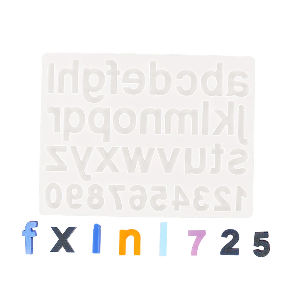 Lower Case Letters Number Decoration Craft Silicone Mold For Earring Pendant Creative Keychain Mold Crystal Epoxy Resin Mold
Lower Case Letters Number Decoration Craft Silicone Mold For Earring Pendant Creative Keychain Mold Crystal Epoxy Resin Mold