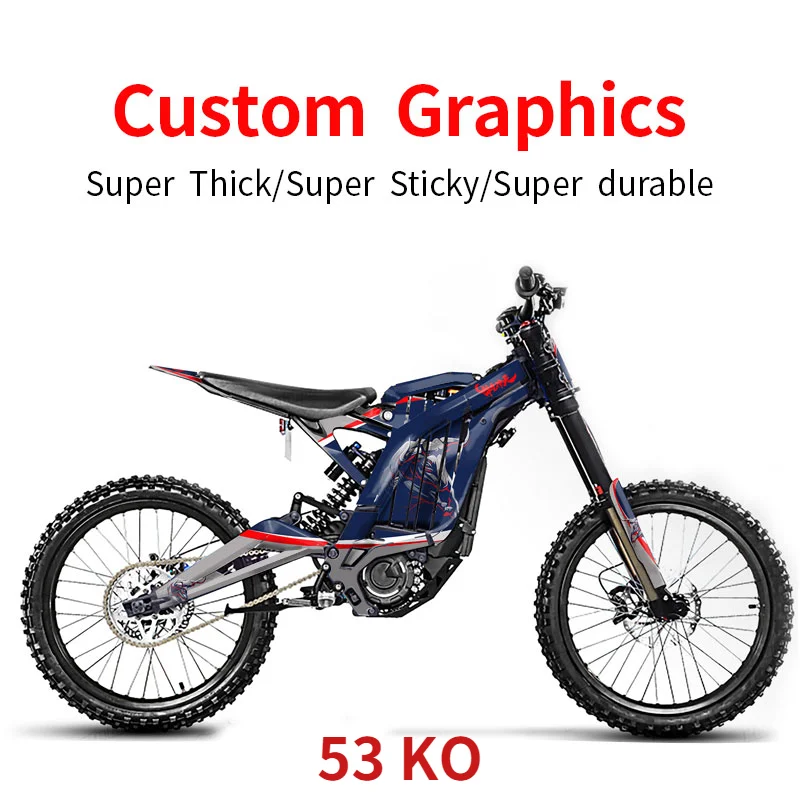 Для SURRON пользовательские наклейки светильник Bee X Электрический внедорожный велосипед диртбайк Декоративные самоклеящиеся влагостойкие т...
Для SURRON пользовательские наклейки светильник Bee X Электрический внедорожный велосипед диртбайк Декоративные самоклеящиеся влагостойкие т...