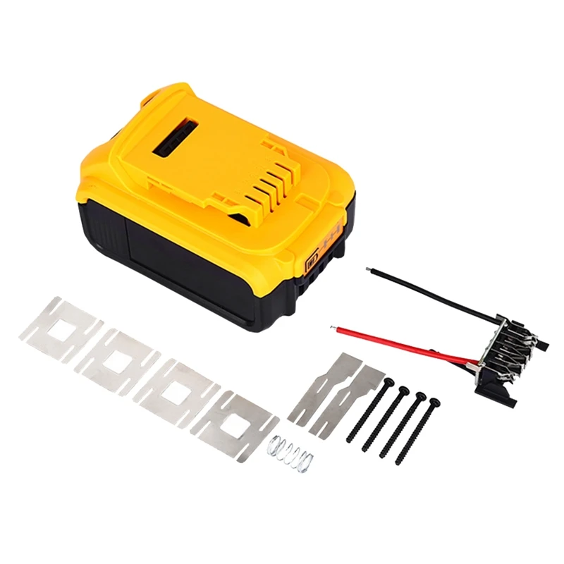 Battery Plastic Case+18650 Lithium Battery Protective Board For Dewalt Battery Tool 5-Cell Battery Case Circuit Board
Battery Plastic Case+18650 Lithium Battery Protective Board For Dewalt Battery Tool 5-Cell Battery Case Circuit Board