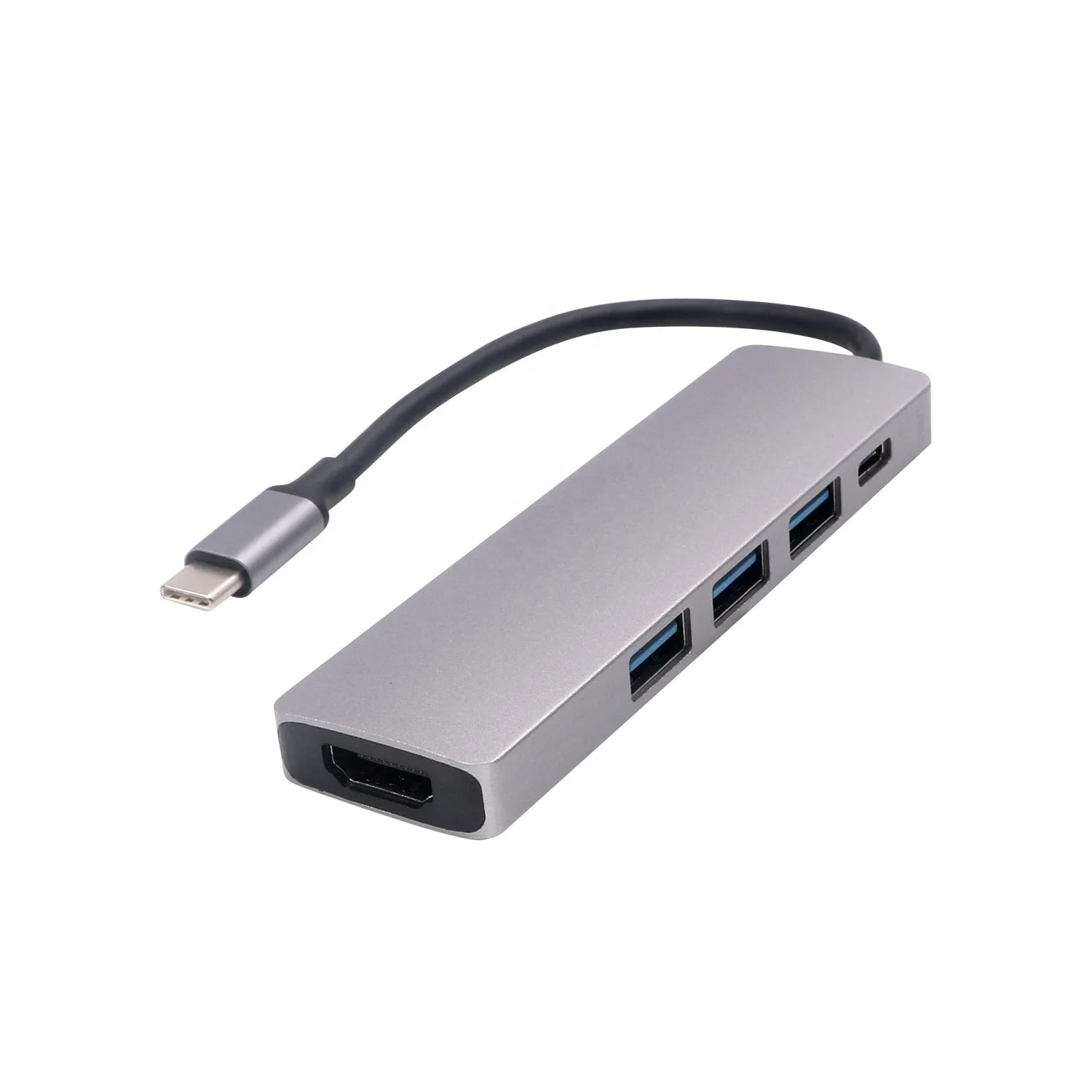 USB C 5 In 1 Hub USB 3.0 HDMI PD 100W Support 4k 5Gbps for Laptop Usb C Hub
USB C 5 In 1 Hub USB 3.0 HDMI PD 100W Support 4k 5Gbps for Laptop Usb C Hub