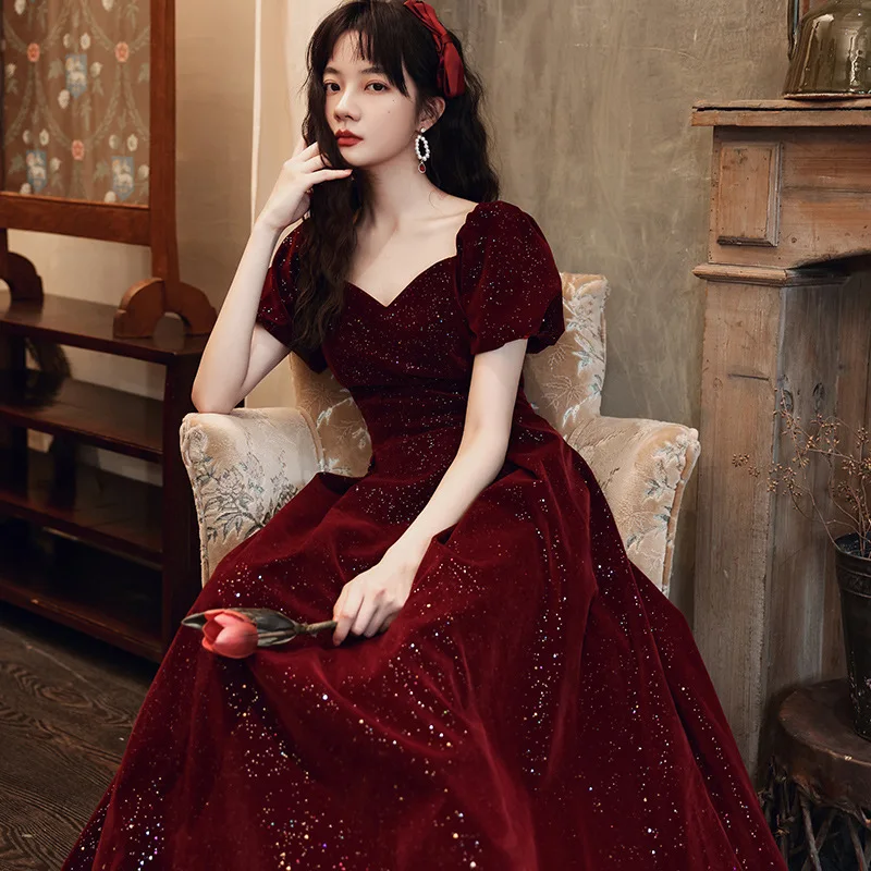Vintage Velour Women Evening Party Dress Women Elegant Qipao Chinese Dress Bling Sequins Banquet Dress Vestidos De Festa
Vintage Velour Women Evening Party Dress Women Elegant Qipao Chinese Dress Bling Sequins Banquet Dress Vestidos De Festa