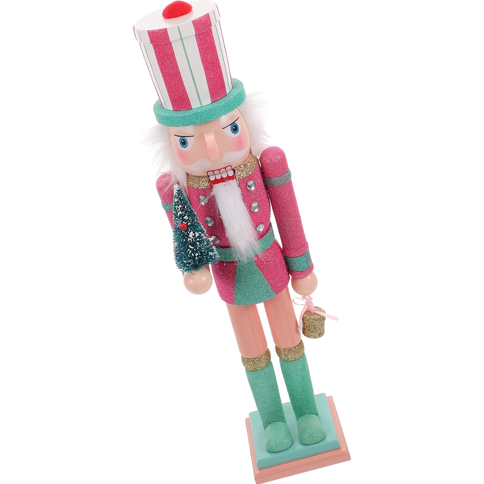 Wooden Nutcracker Soldier Figurine Christmas Desktop Decoration Traditional Nutcracker Miniature Xmas Nutcracker 38.5x10x8cm
Wooden Nutcracker Soldier Figurine Christmas Desktop Decoration Traditional Nutcracker Miniature Xmas Nutcracker 38.5x10x8cm