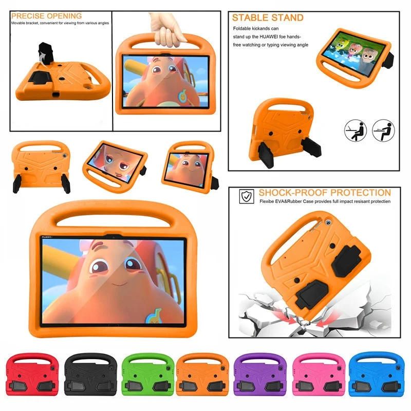 For Huawei Matepad T10 9.7 Inch 2020 AGR-W09/L09 Kids Shockproof EVA Stand Case T10s 10.1'' 2020 AGS3-L09/W09 Tablet Cover
For Huawei Matepad T10 9.7 Inch 2020 AGR-W09/L09 Kids Shockproof EVA Stand Case T10s 10.1'' 2020 AGS3-L09/W09 Tablet Cover