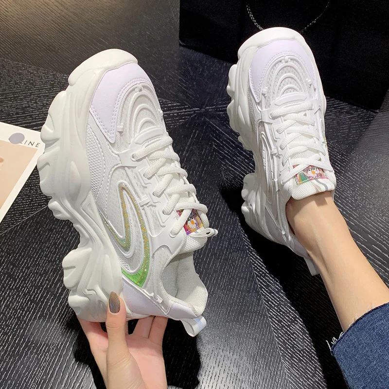 White Platform Sport Shoes for Women 2022 Summer Casual Chunky Dad Sneakers Women Mesh Leather Platform Shoes Zapatos De Mujer
White Platform Sport Shoes for Women 2022 Summer Casual Chunky Dad Sneakers Women Mesh Leather Platform Shoes Zapatos De Mujer