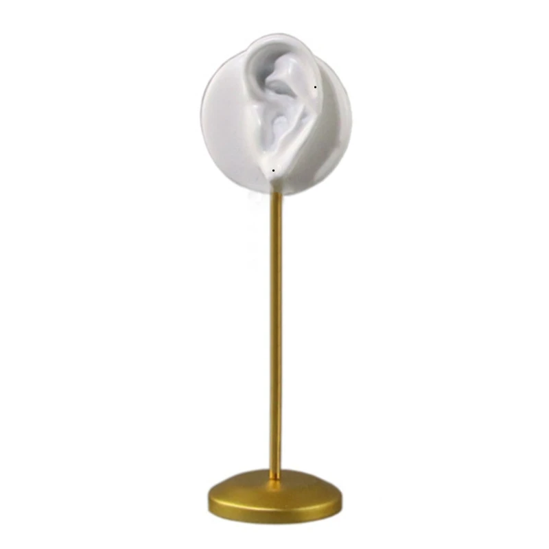 Metal Resin Ear Mold Earring Display Jewlery Stand Round Base Shows Jewelry Prop 124A
Metal Resin Ear Mold Earring Display Jewlery Stand Round Base Shows Jewelry Prop 124A