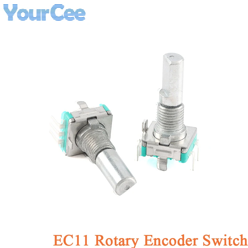 2pcs EC11 Rotary Encoder Switch Audio Digital Potentiometer with Handle Length 20 mm
2pcs EC11 Rotary Encoder Switch Audio Digital Potentiometer with Handle Length 20 mm