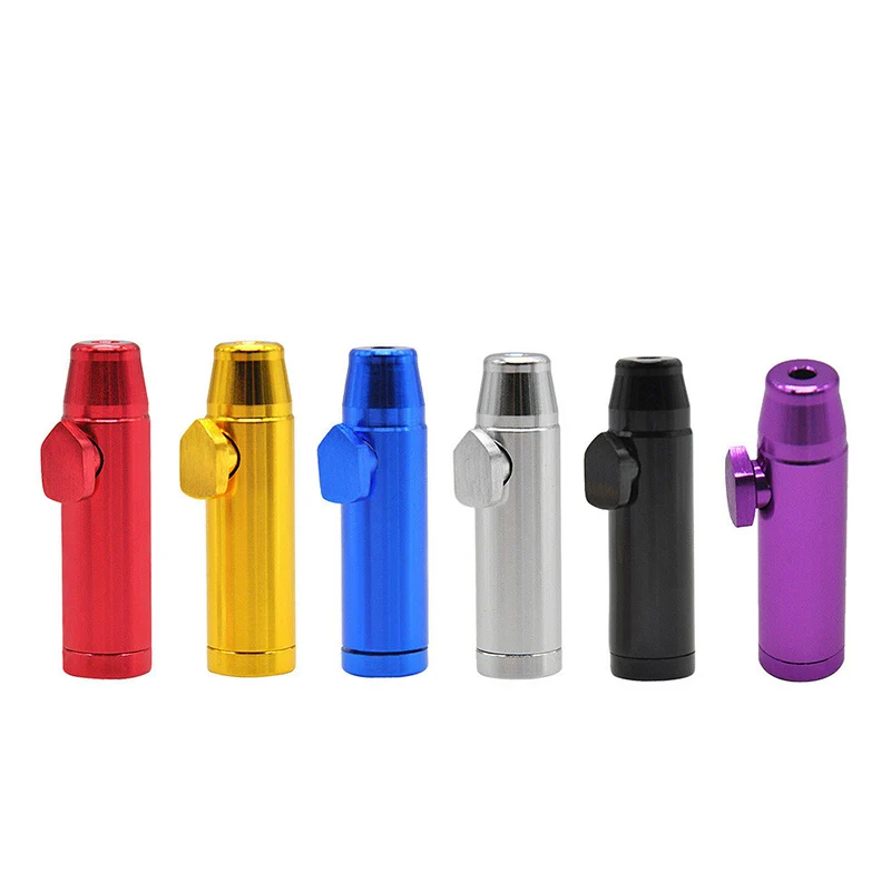 1 Bullet Snuff Pipe Flat Mouth Snuff Bullet Nose Smoke Pot Snuff Bottle Cigarette Holder 7 Colors Aluminum Alloy Metal
1 Bullet Snuff Pipe Flat Mouth Snuff Bullet Nose Smoke Pot Snuff Bottle Cigarette Holder 7 Colors Aluminum Alloy Metal