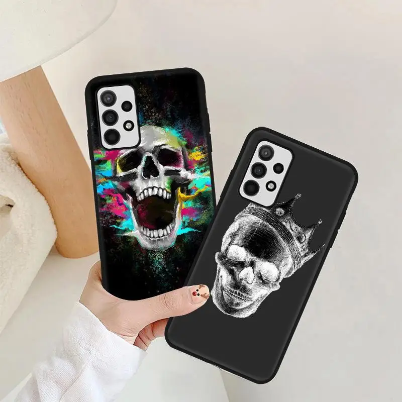 Funny Skull Case for Samsung A51 Case Soft Cover for Samsung A12 A52 A32 A52S 5G A03S A03 A71 A21S A70 A13 A53 A73 A33 A72 Funda
Funny Skull Case for Samsung A51 Case Soft Cover for Samsung A12 A52 A32 A52S 5G A03S A03 A71 A21S A70 A13 A53 A73 A33 A72 Funda