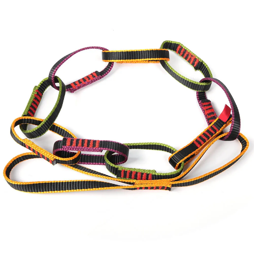 Outdoor Nylon Climbing Equipment Downhill Forming Ring Sling Daisy Chain Rope Personal Anchor Daisy Rope
Outdoor Nylon Climbing Equipment Downhill Forming Ring Sling Daisy Chain Rope Personal Anchor Daisy Rope