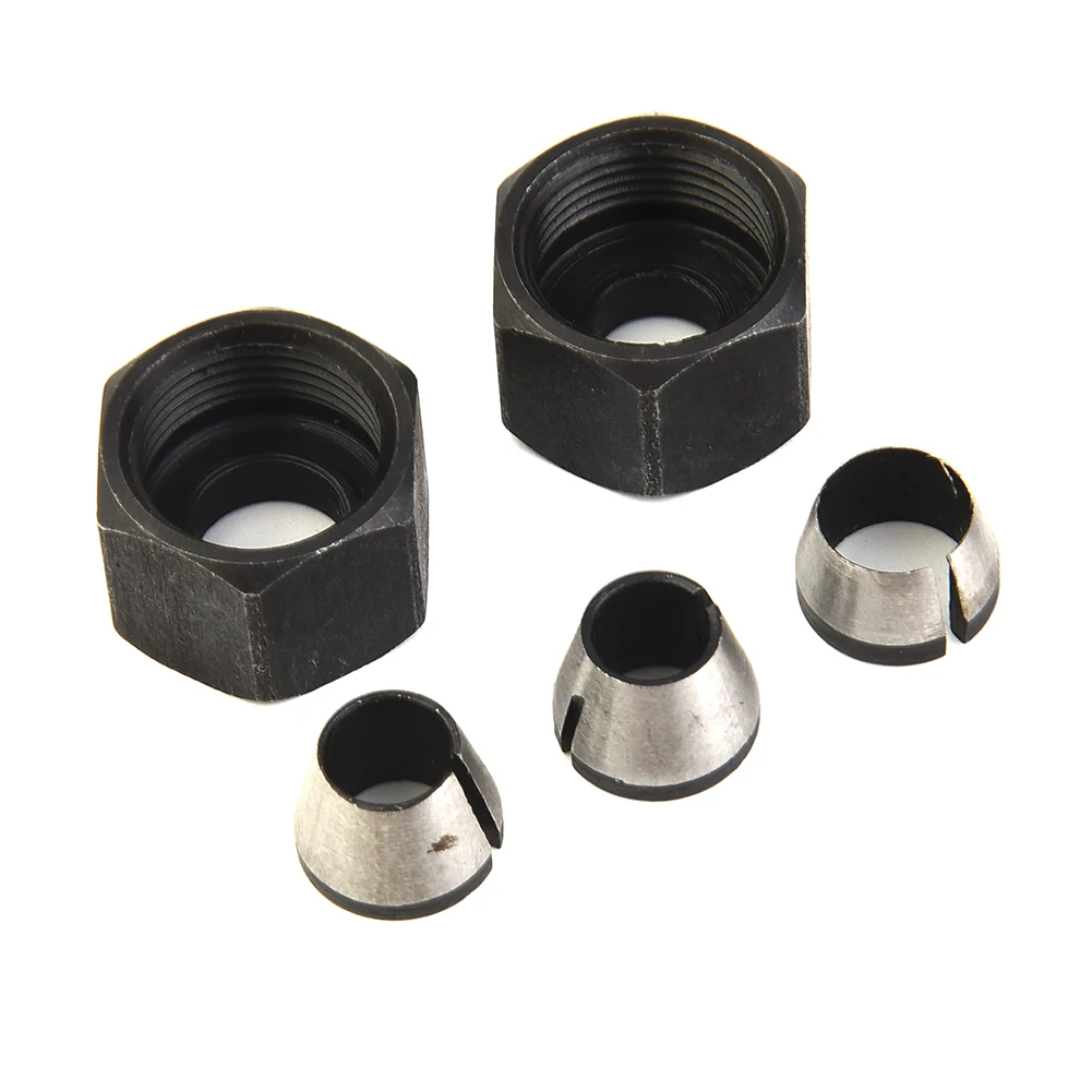 5pcs/Set 1/4" 6mm 8mm Trimmer Collet Chuck Router Bit Engraving Trimming Machine 1/4" 6mm 8mm Engraving Trimming
5pcs/Set 1/4" 6mm 8mm Trimmer Collet Chuck Router Bit Engraving Trimming Machine 1/4" 6mm 8mm Engraving Trimming