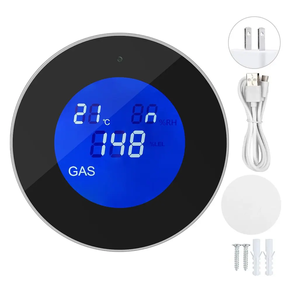 IOT Tuya App zigbee WiFi multi-gas sensor Home Industrial Natural propane lpg gas Leak Detector Alarm System Smart gas Detector
IOT Tuya App zigbee WiFi multi-gas sensor Home Industrial Natural propane lpg gas Leak Detector Alarm System Smart gas Detector