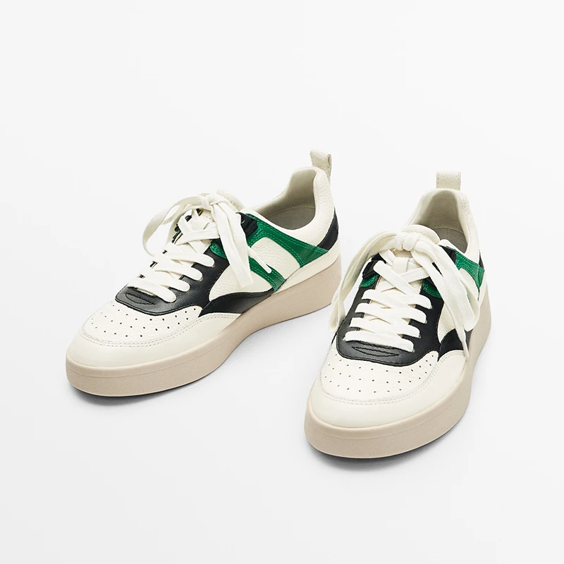 Женские Модные Винтажные туфли MeoxiDutti 2023 из натуральной кожи со шнуровкой на плоской подошве, роскошные универсальные повседневные спортив... 
Женские Модные Винтажные туфли MeoxiDutti 2023 из натуральной кожи со шнуровкой на плоской подошве, роскошные универсальные повседневные спортив...