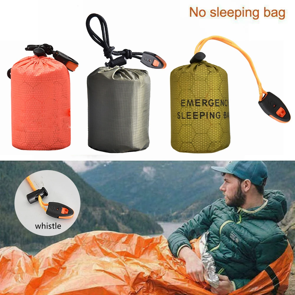 Outdoor Camping Emergency Sleeping Bag Storage Bag Portable Waterproof First Aid Emergency Blanke Survival Tools Equipment
Outdoor Camping Emergency Sleeping Bag Storage Bag Portable Waterproof First Aid Emergency Blanke Survival Tools Equipment