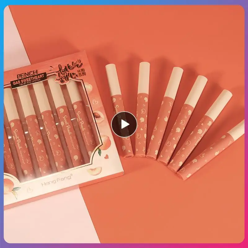 Lipstick Kit Colorful Velvet Matte Lip Makeup Waterproof Sweatproof Smooth Texture Non-stick The Cup Lip Stick Cosmetic TSLM2
Lipstick Kit Colorful Velvet Matte Lip Makeup Waterproof Sweatproof Smooth Texture Non-stick The Cup Lip Stick Cosmetic TSLM2